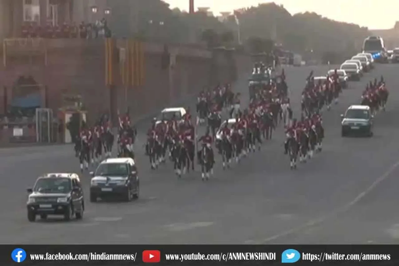 बीटिंग रिट्रीट समारोह में हिस्सा लेने पहुंच चुके राष्ट्रपति