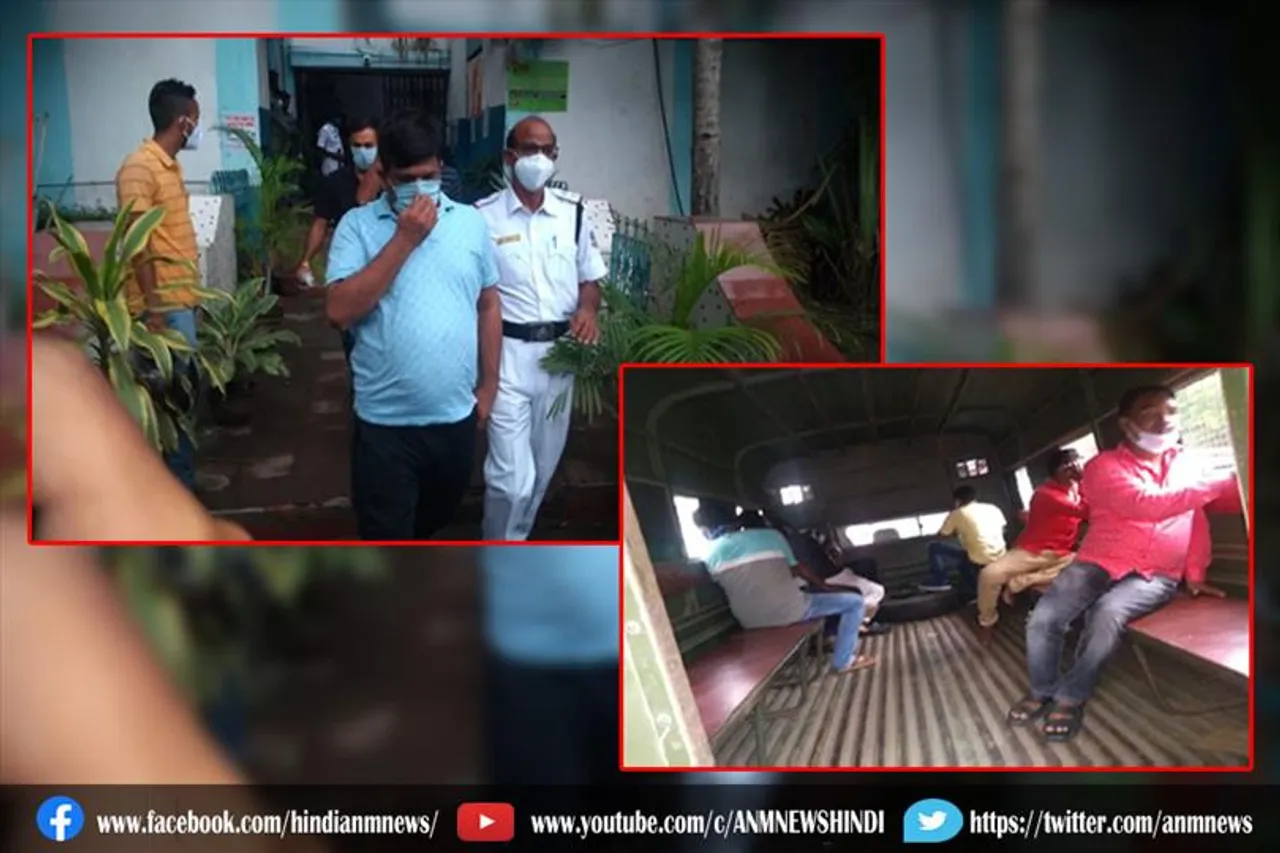 आसनसोल में पुलिस ने छापा मारकर 18 जुआड़ियों को गिरफ्तार किया