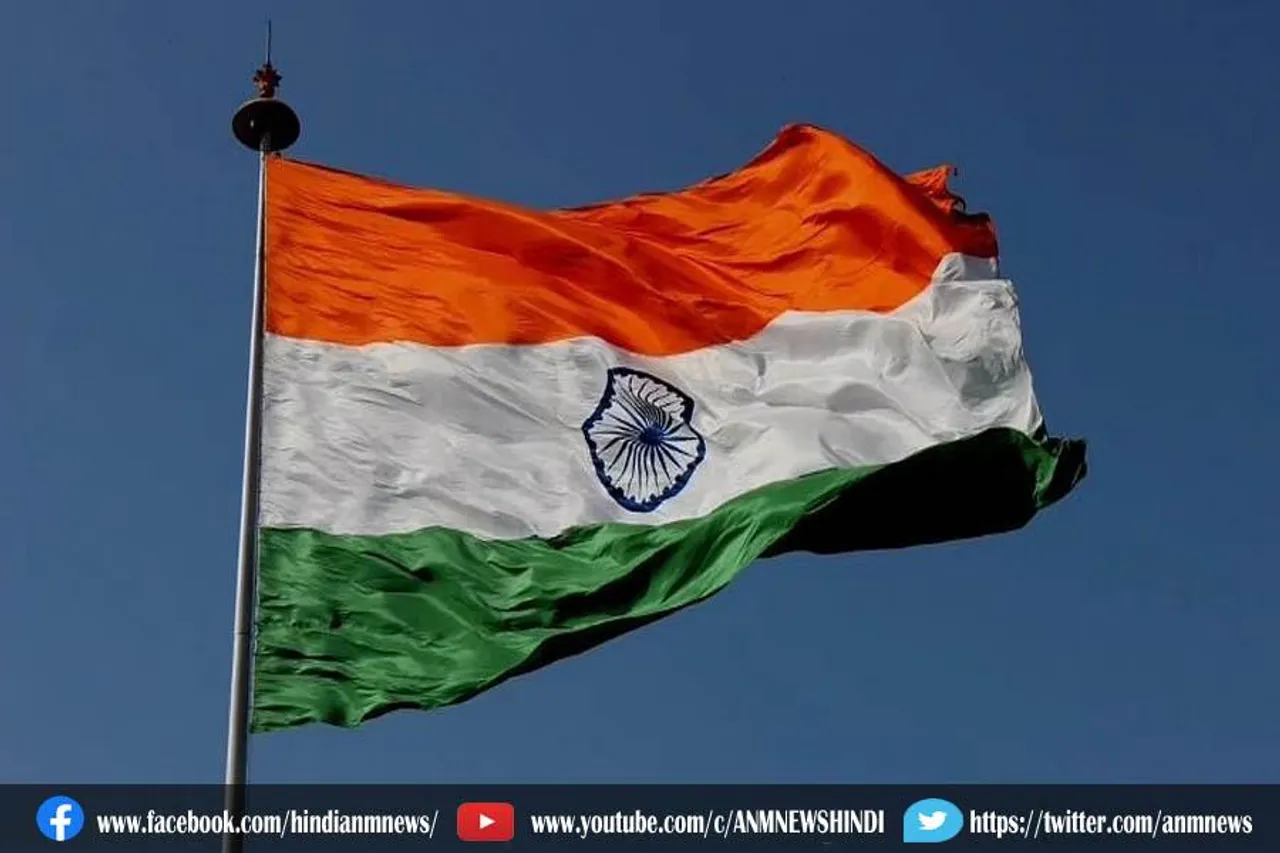 चीन में भारतीय दूतावास पर फहराया गया तिरंगा