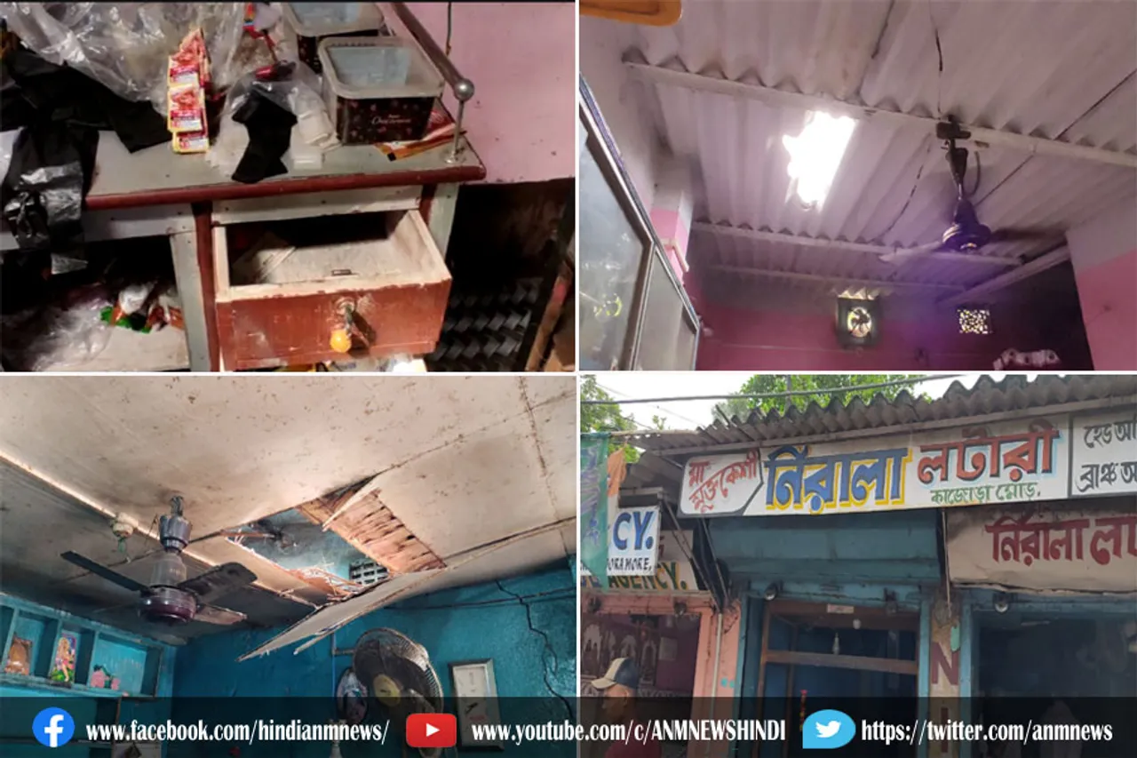 दो दुकानों की छत तोड़कर हजारो की चोरी