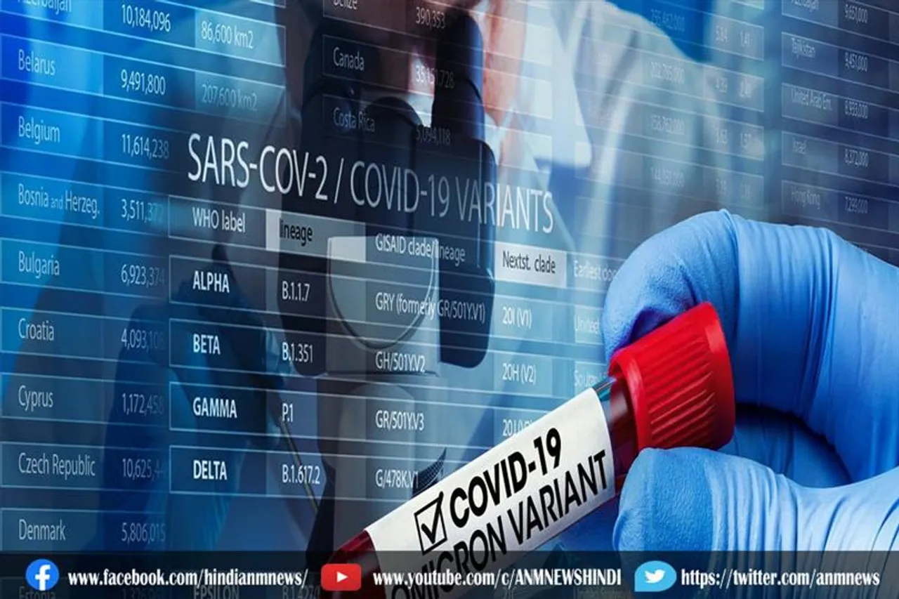 देश में अब कुल 'ओमिक्रॉन' के 158 संक्रमित मामले
