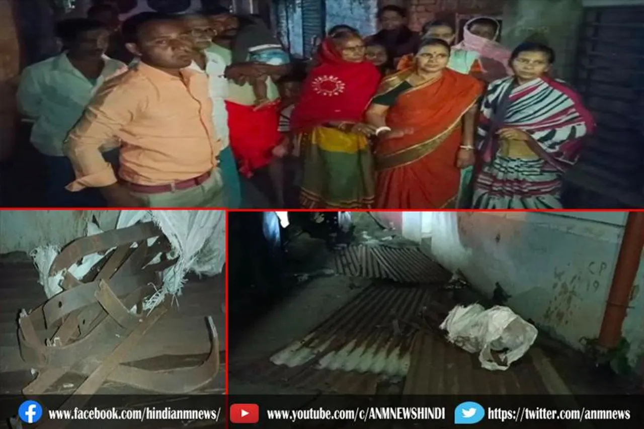 स्थानीय लोगों लोहे चोर के साथ भिड़े