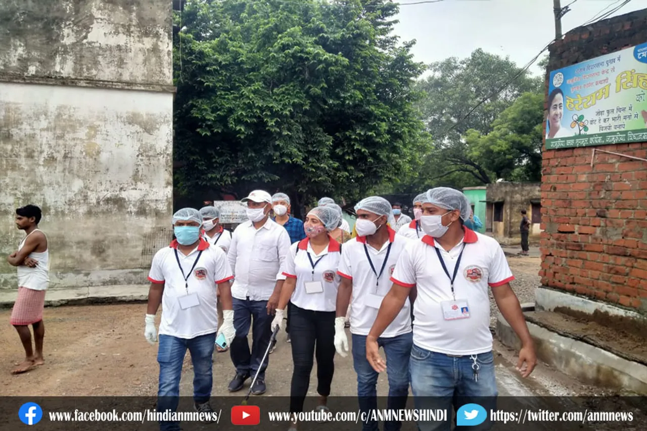 कोरोना काल में रेड वालेंटियर्स का मदद