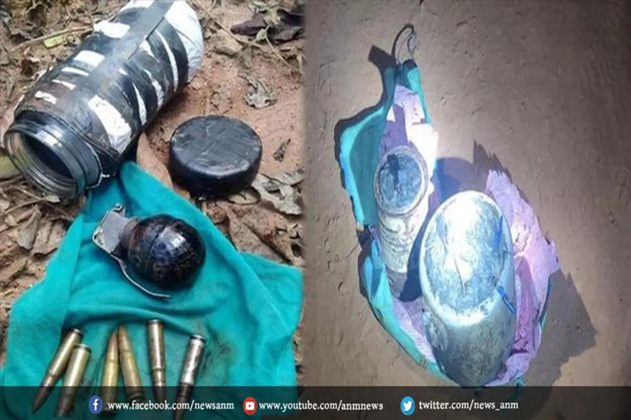 11 किलोग्राम से अधिक वजन के दो शक्तिशाली IED सहित मिला ऐसा जखीरा