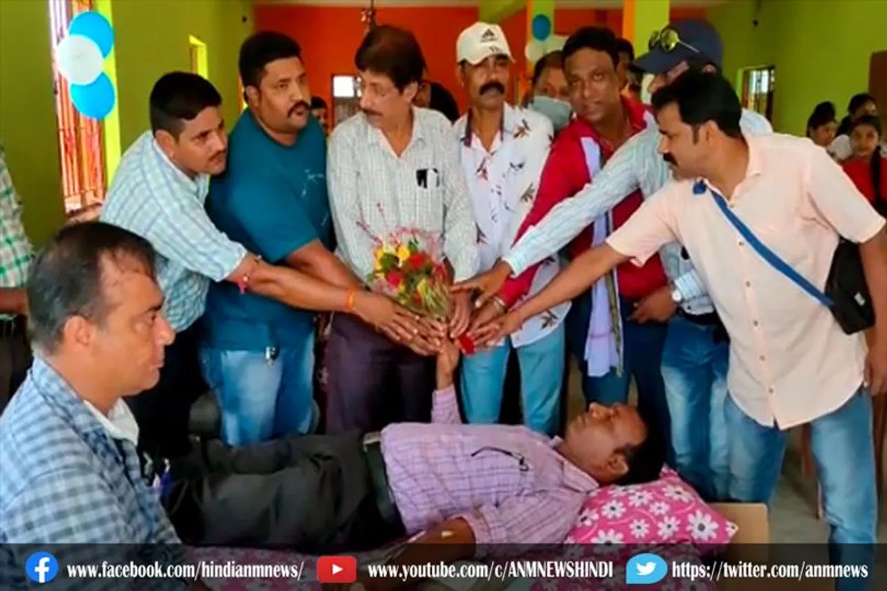 स्टेट बैंक ऑफ इंडिया एटीएम वर्कर्स वेलफेयर संस्था द्वारा रक्तदान शिविर का आयोजन