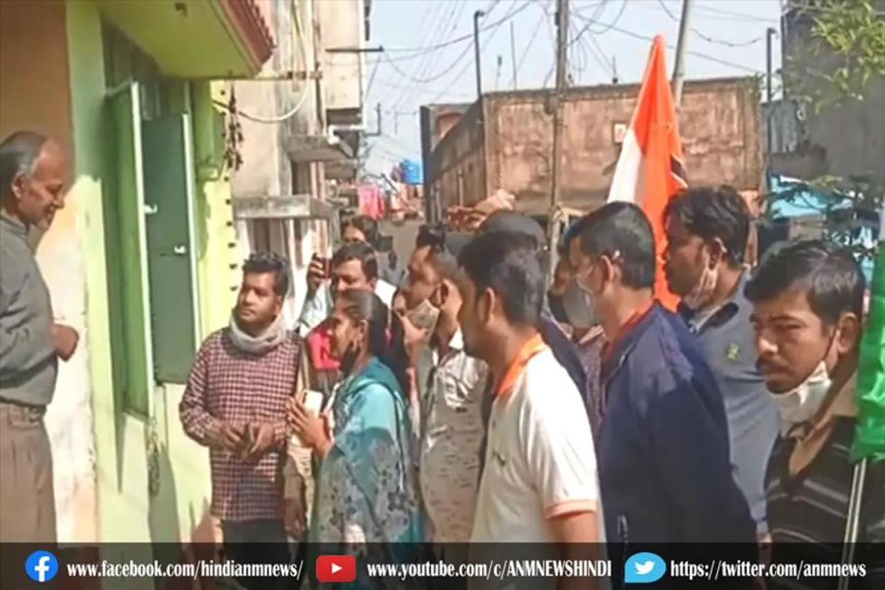 टीएमसी प्रत्याशी ने 88 नंबर वार्ड में घर-घर जाकर किया चुनाव प्रचार