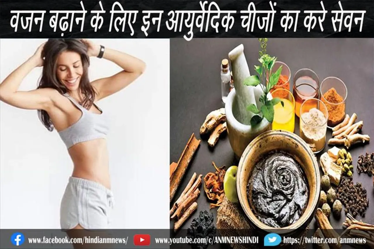 वजन बढ़ाने के लिए इन आयुर्वेदिक चीजों का करे सेवन
