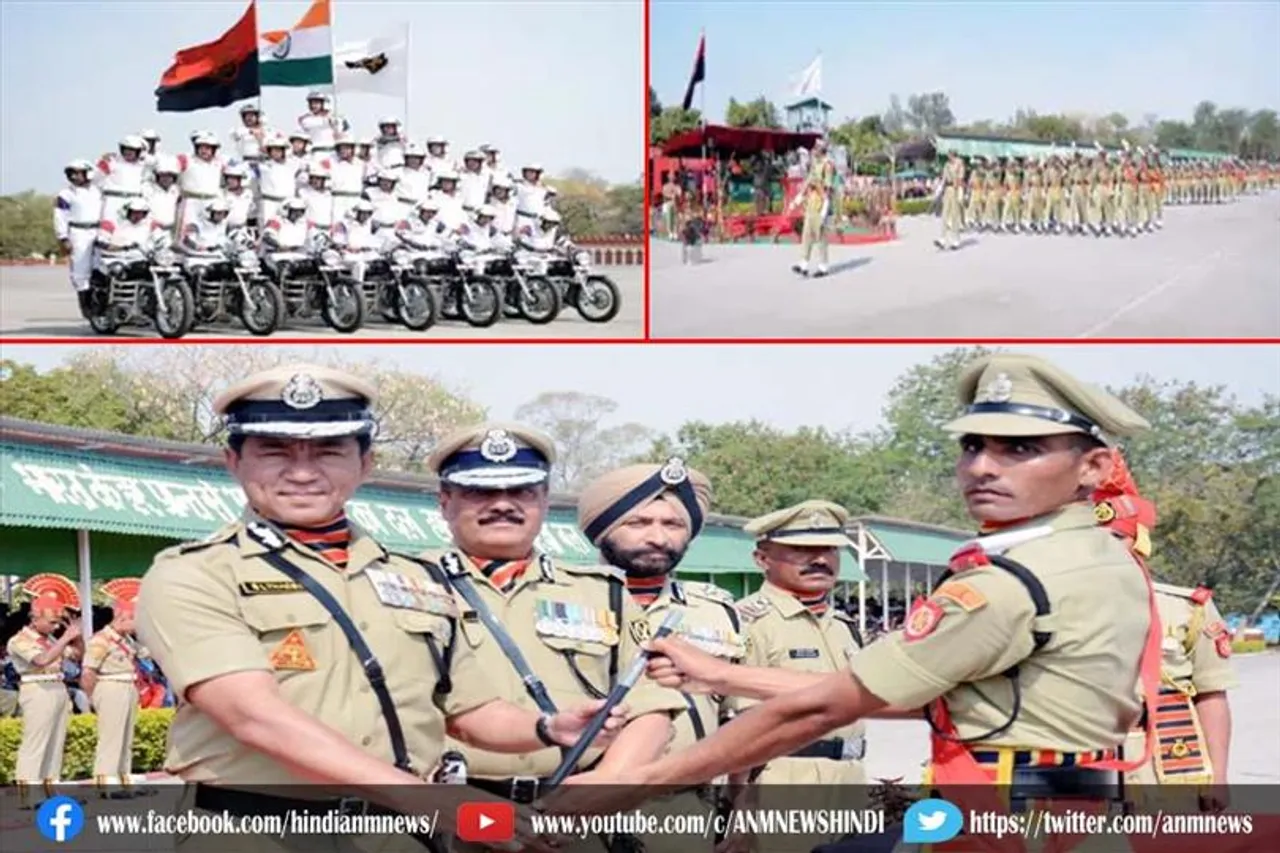 बीएसएफ के 221 प्रशिक्षु उपनिरीक्षकों ने स्वयं को किया देश को समर्पित