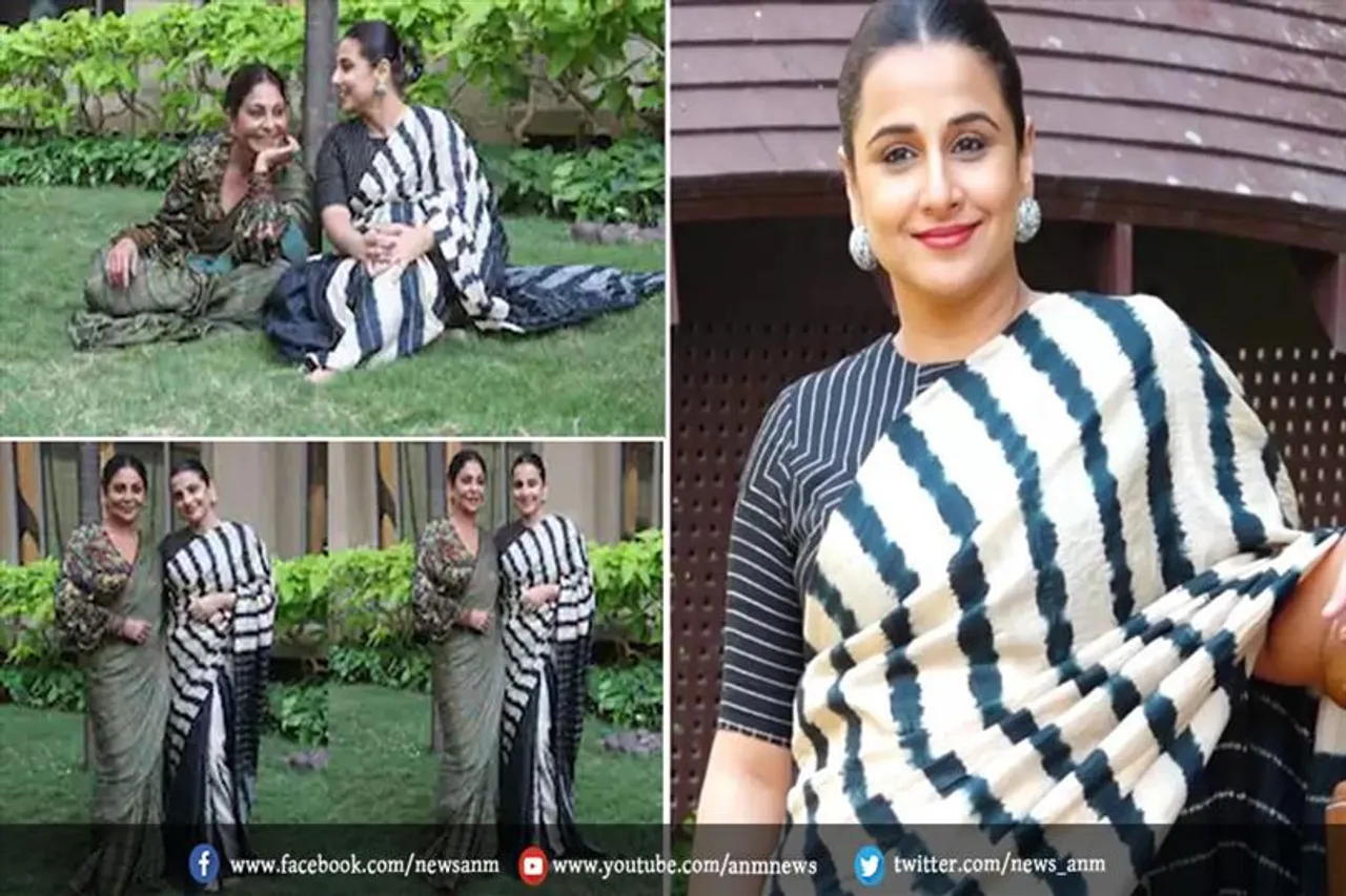 गप्पे मारते दिखाई विद्या बालन और शेफाली