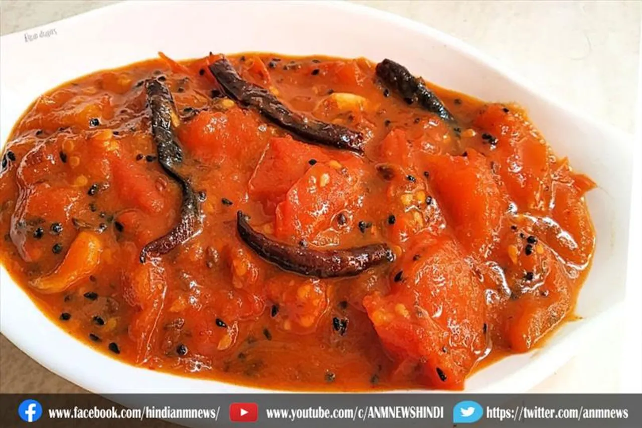 सर्दियों में झटपट बनाएं टमाटर की खट्टी-मीठी लौंजी