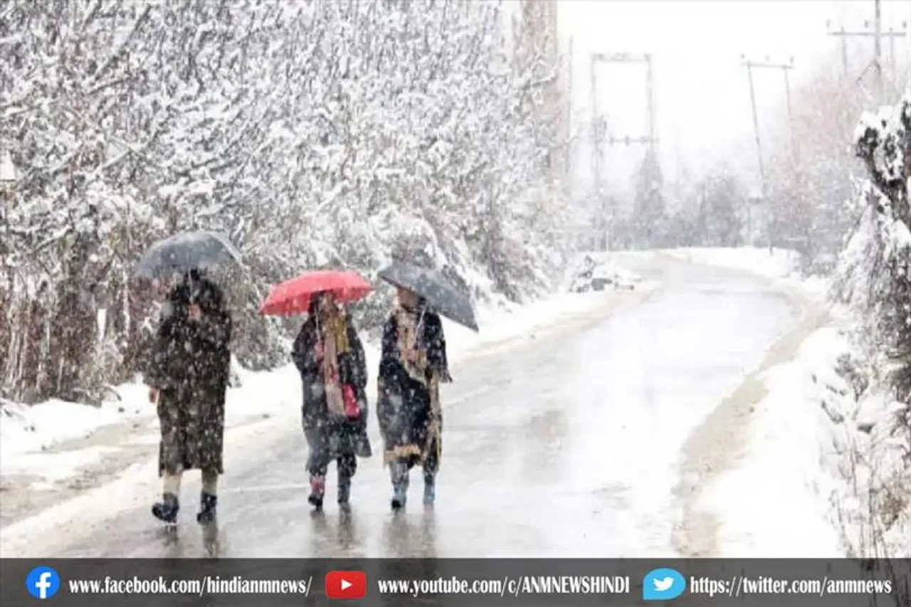 जम्मू और हिमाचल प्रदेश में हल्की बारिश के साथ बर्फबारी