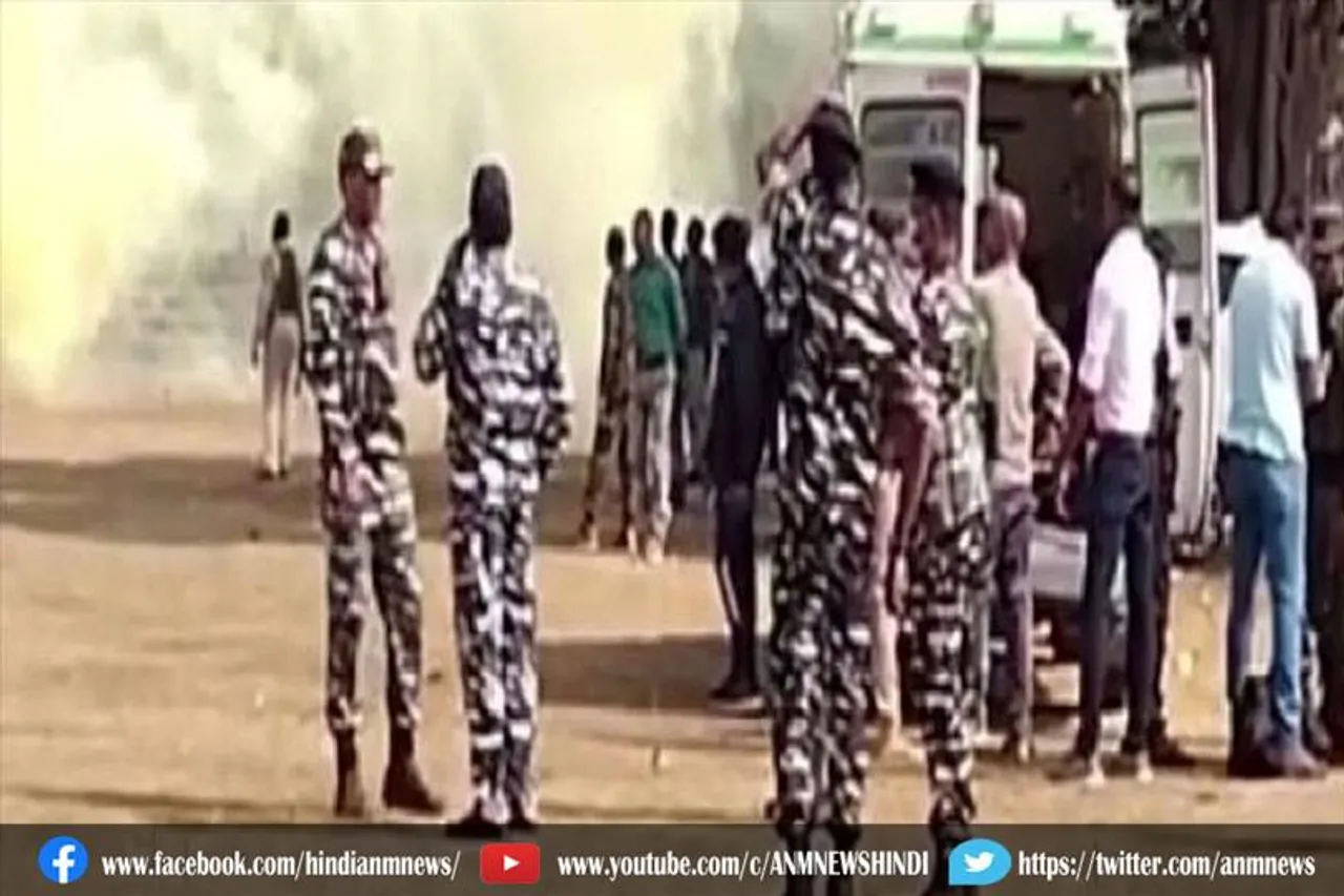 माओवादी द्वारा बम विस्फोट में कोबरा बटालियन के छह जवान घायल