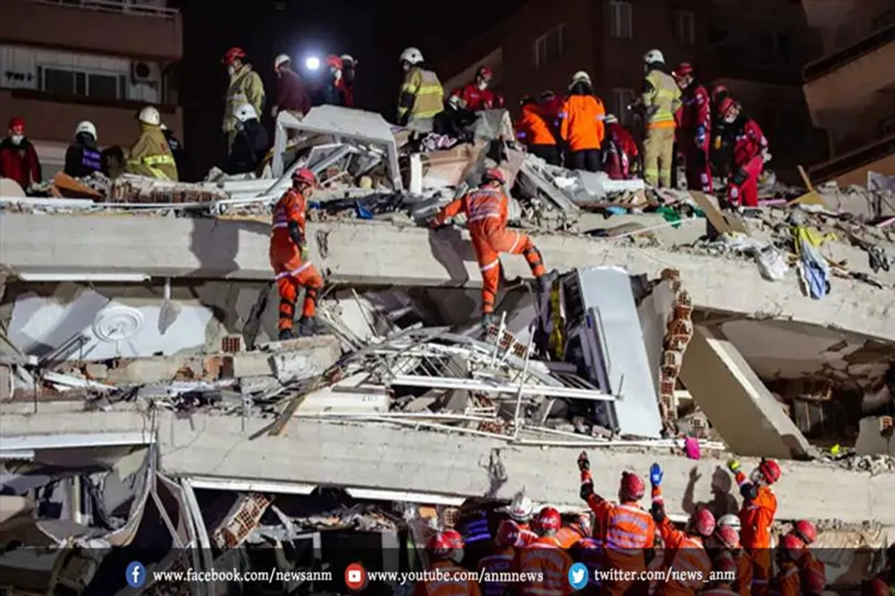 भूकंप के झटके से फिर थर्राया तुर्की