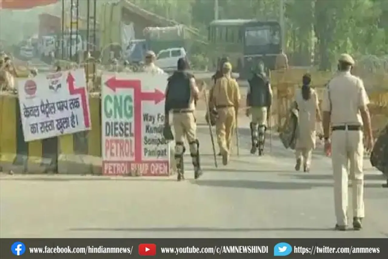 दिल्ली में सिंघु बॉर्डर पर फिर बवाल