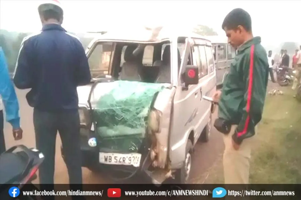 सड़क दुर्घटना में दो घायल