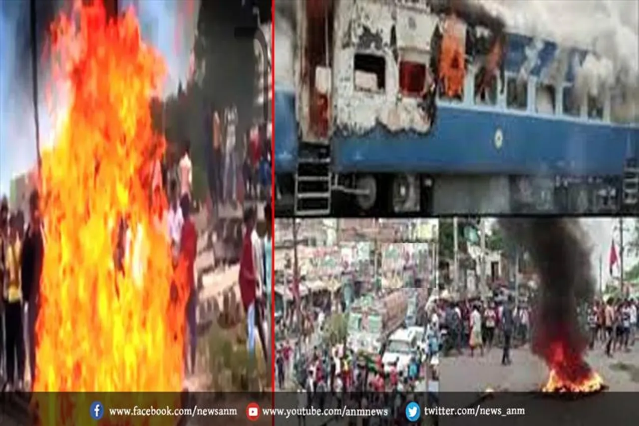 भाजपा विधायक के वाहन पर पथराव