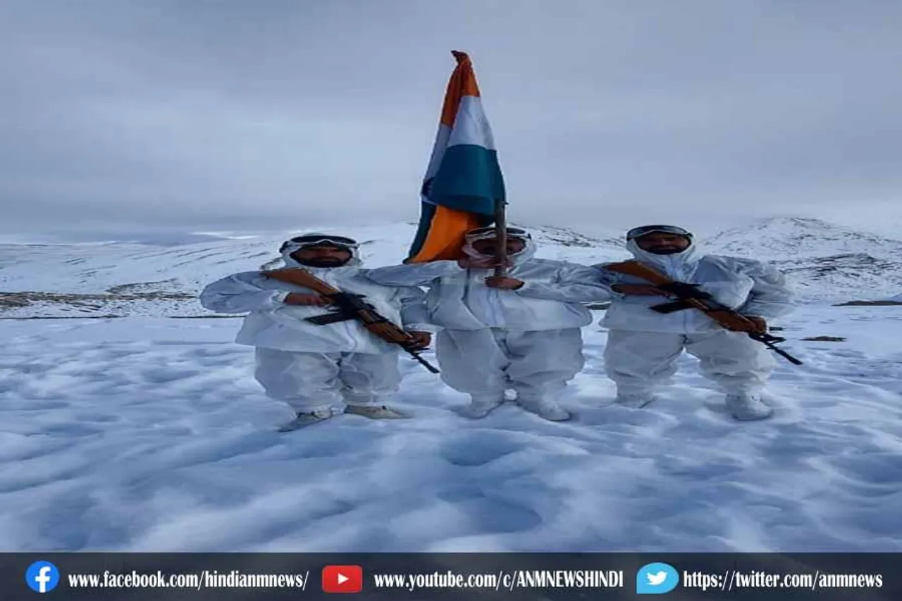 हिमाचल प्रदेश में 16 हजार फीट की ऊंचाई पर लहराया तिरंगा