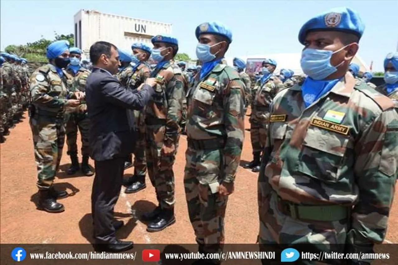 800 से अधिक भारतीय शांतिरक्षक यूएन के प्रतिष्ठित पदक से सम्मानित