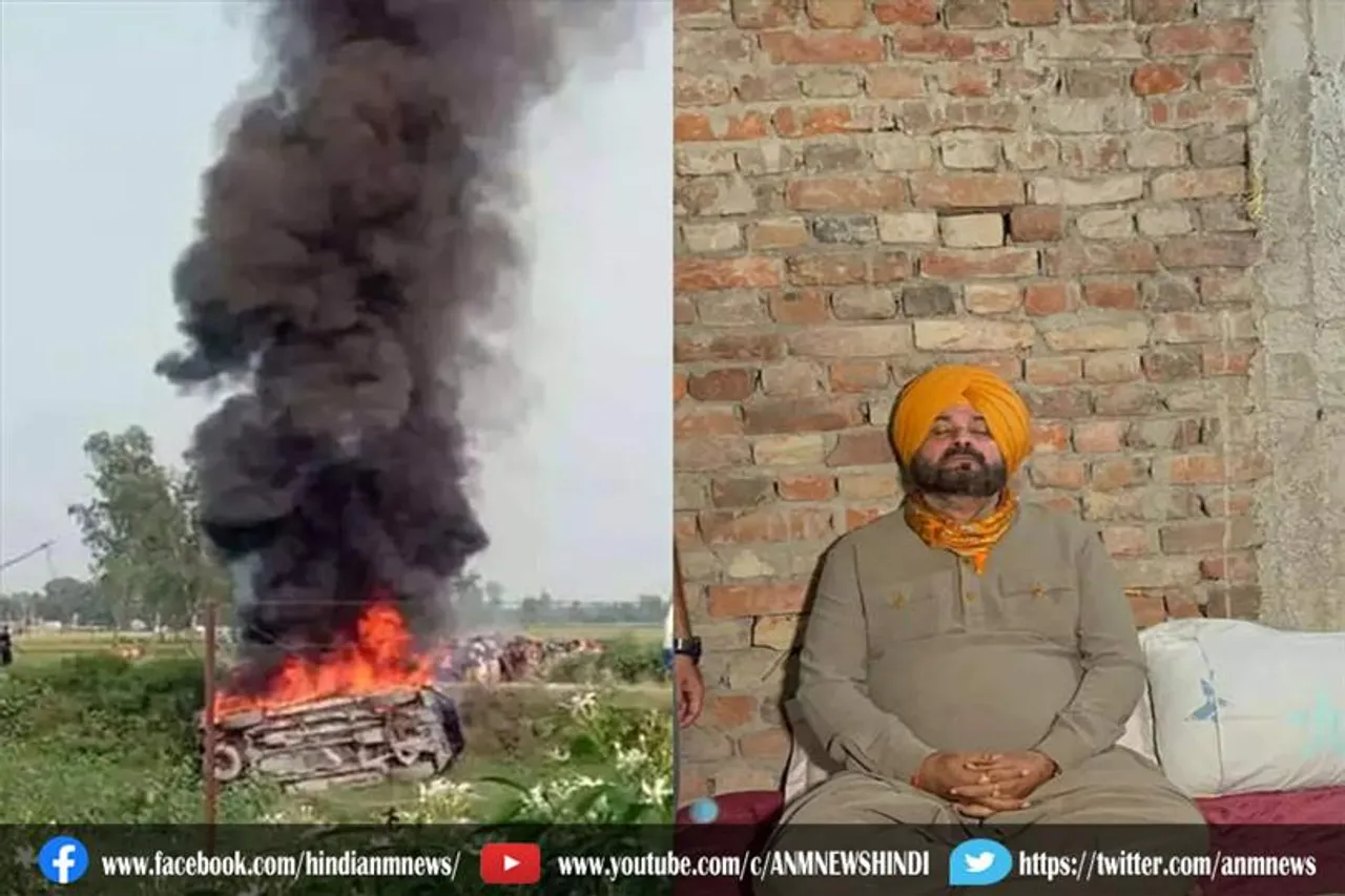 लखीमपुर खीरी: इंटरनेट बंद, धरने पर सिद्धू