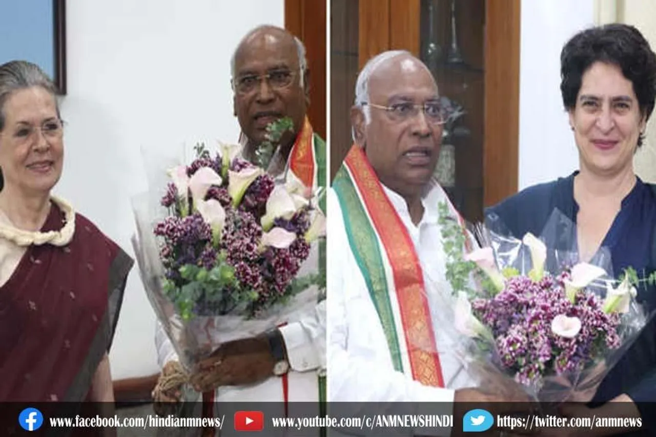 नए अध्यक्ष बनने पर इन सबने खरगे को दी बधाई