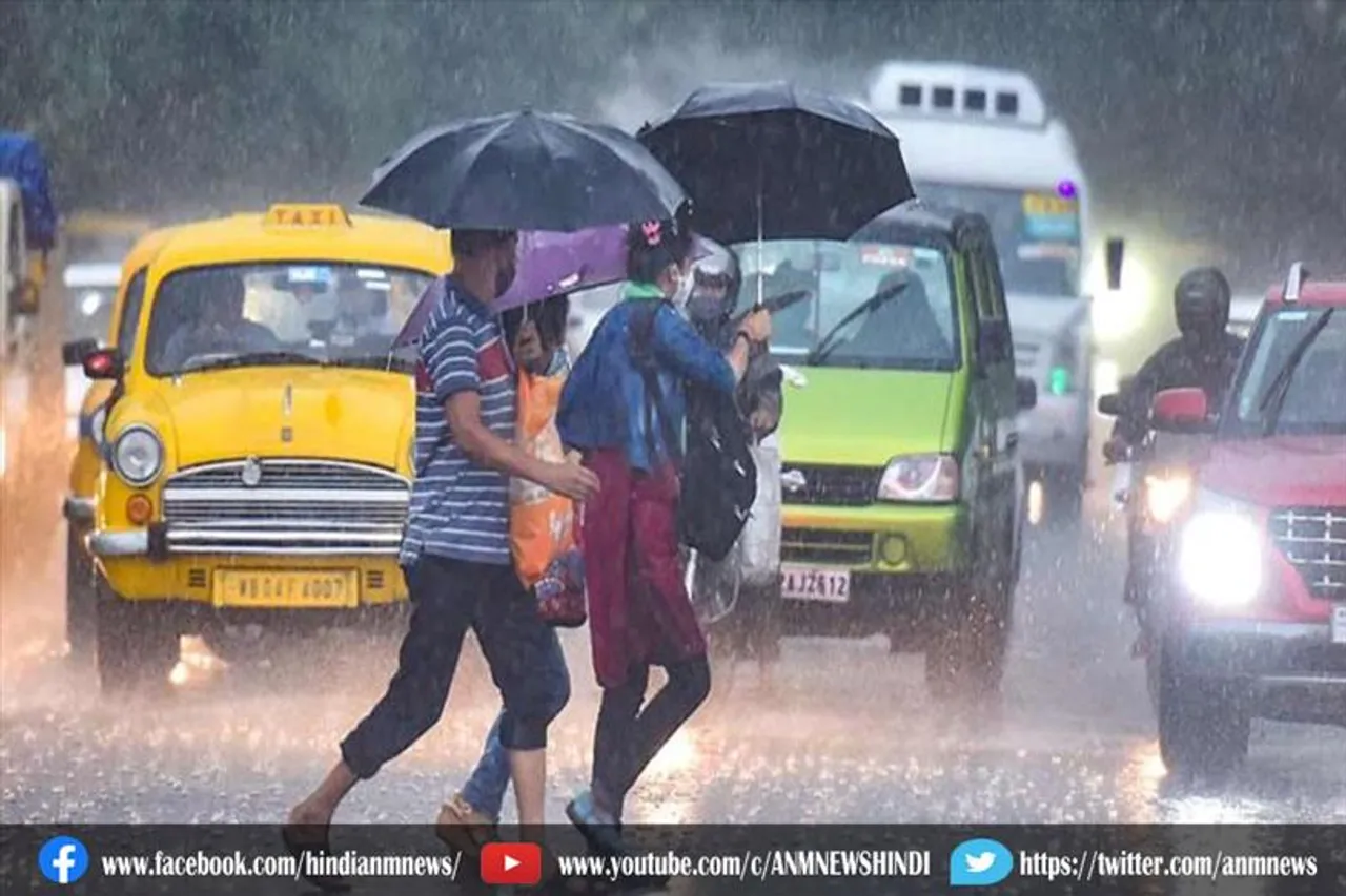 कोलकाता में शनिवार-सुबह हुई भारी बारिश