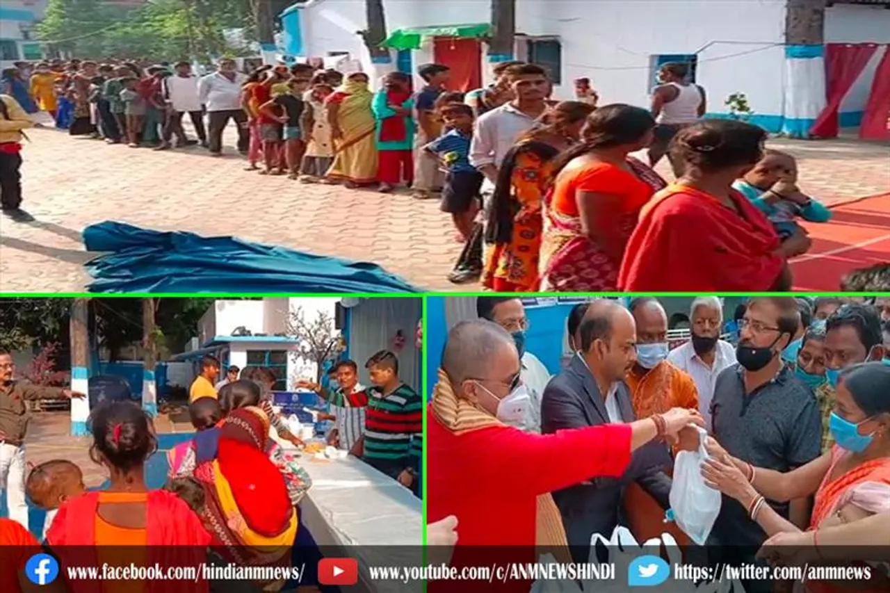 रानीगंज थाने में खिचड़ि भोग का आयोजन