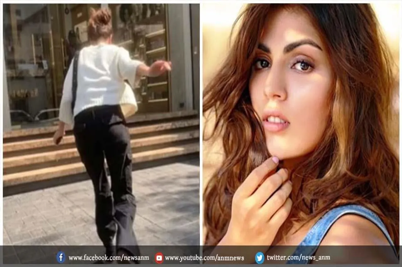 गिरते गिरते बचीं रिया चक्रवर्ती