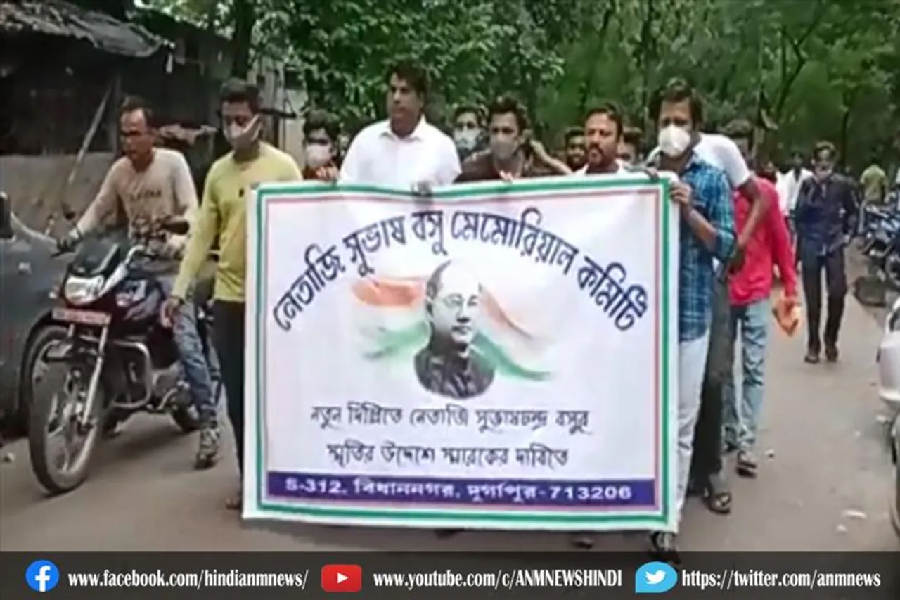 दिल्ली की सड़कों पर नेताजी सुभाष चंद्र बोस का स्मारक बनाने की मांग