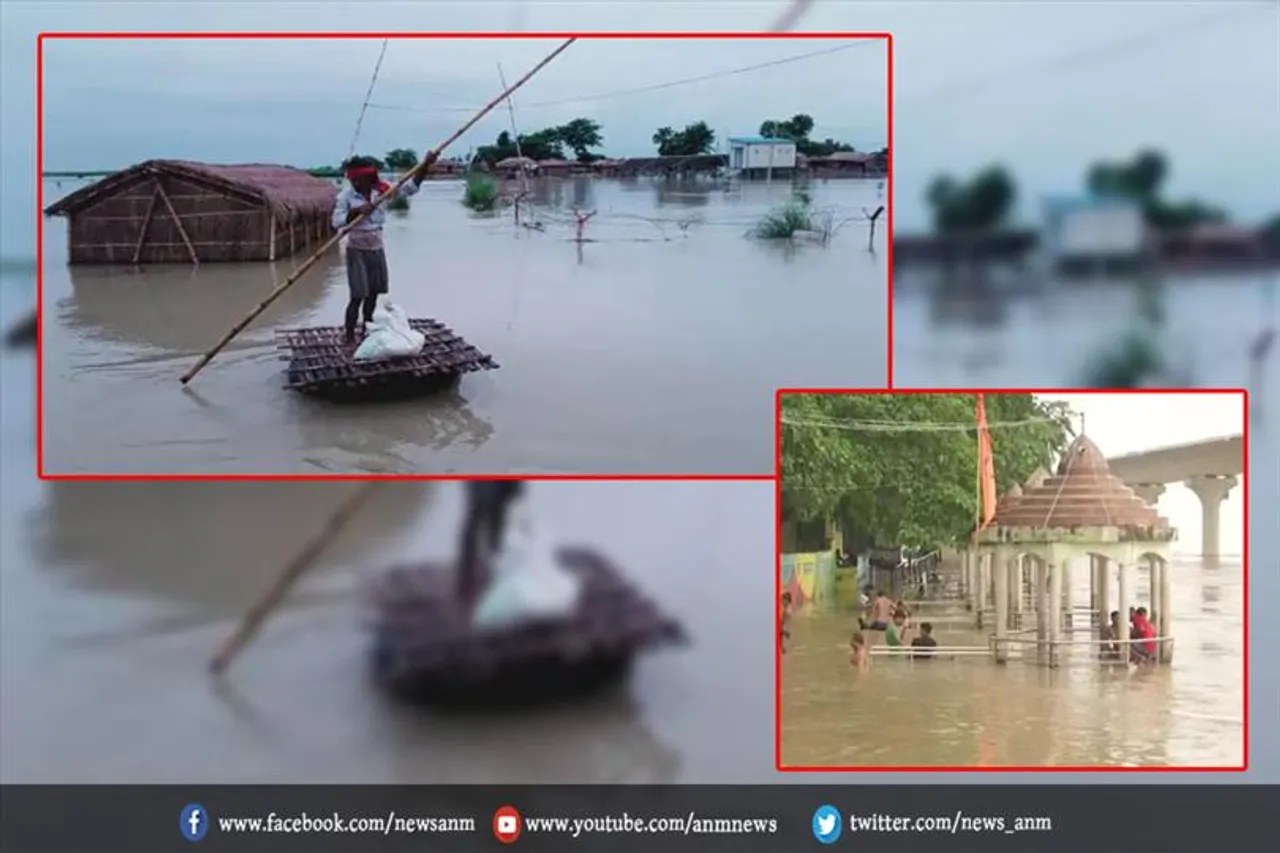 बिहार में बाढ़, रौद्र हुई गंगा