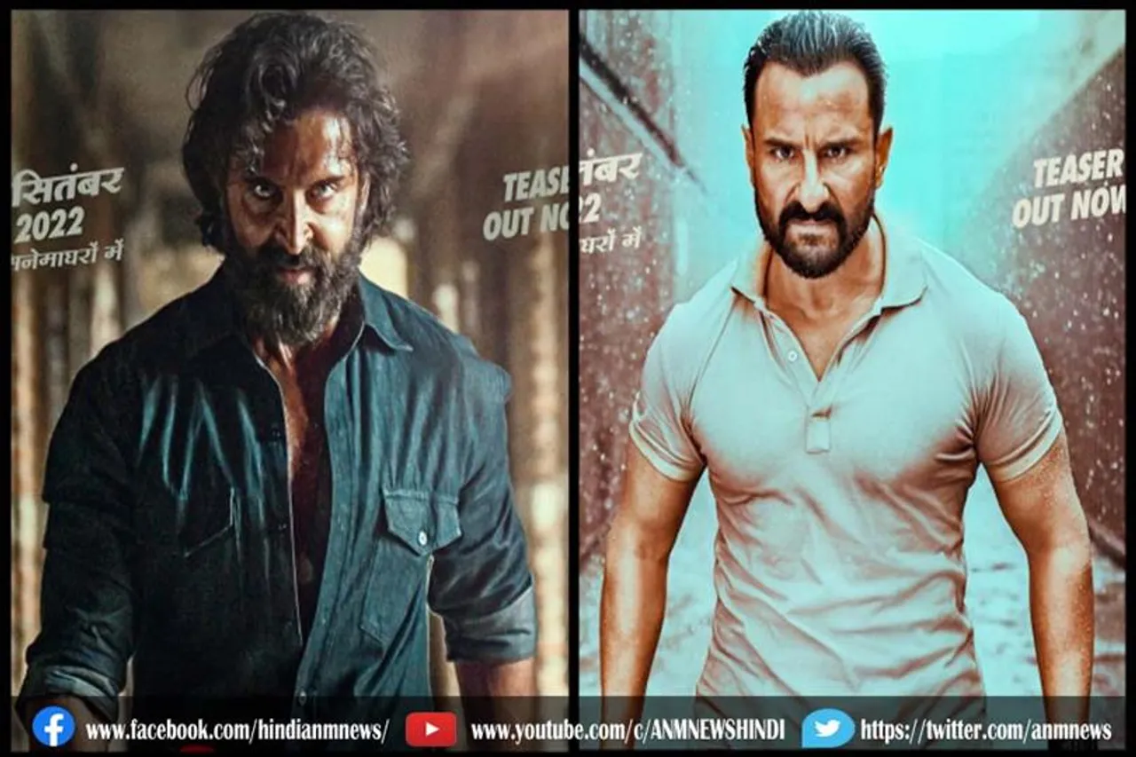 धांसू एक्शन करते नजर आए ऋतिक रोशन-सैफ अली खान