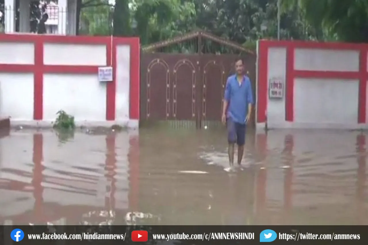 डिप्टी सीएम का सरकारी आवास पानी में डूबा