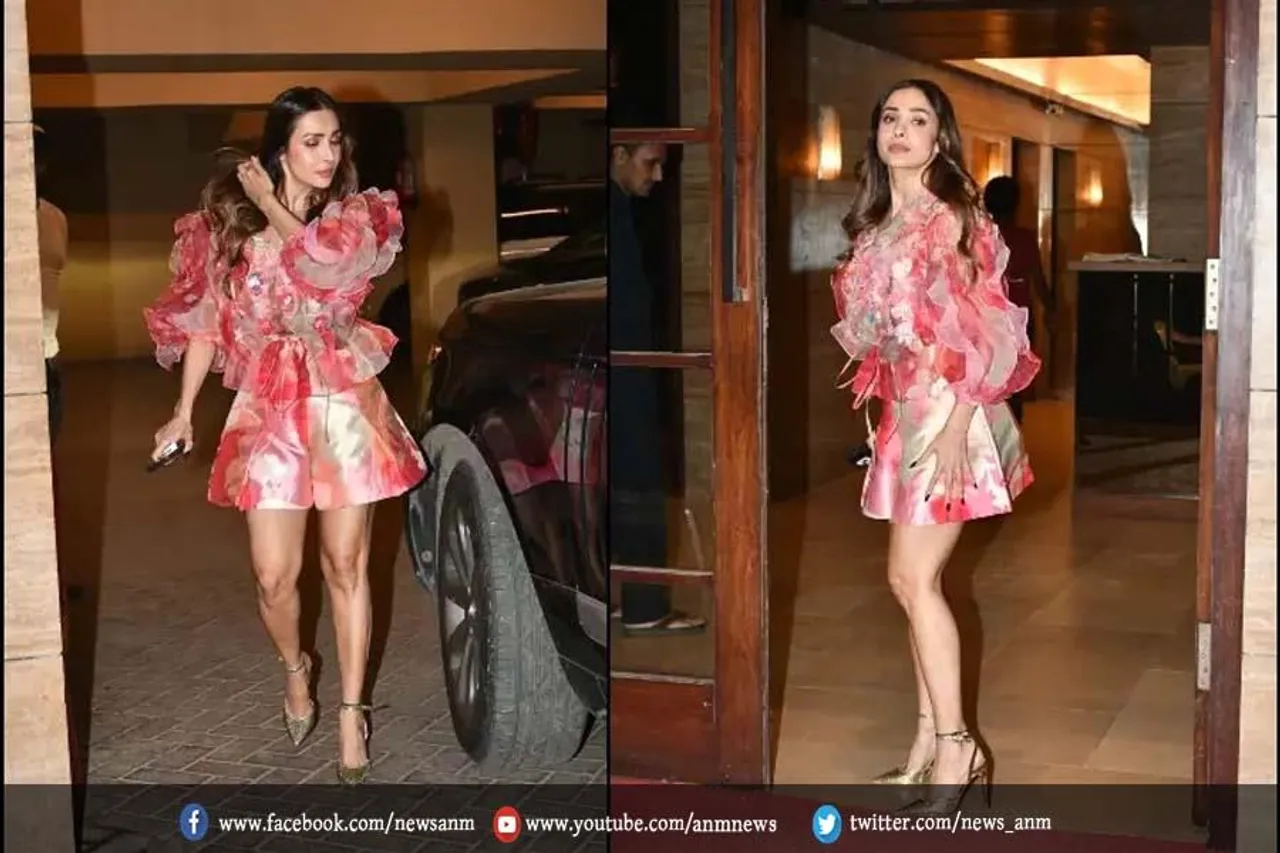फ्लोरल पिंक ड्रेस में 'बार्बी डॉल' लगी मलाइका अरोड़ा