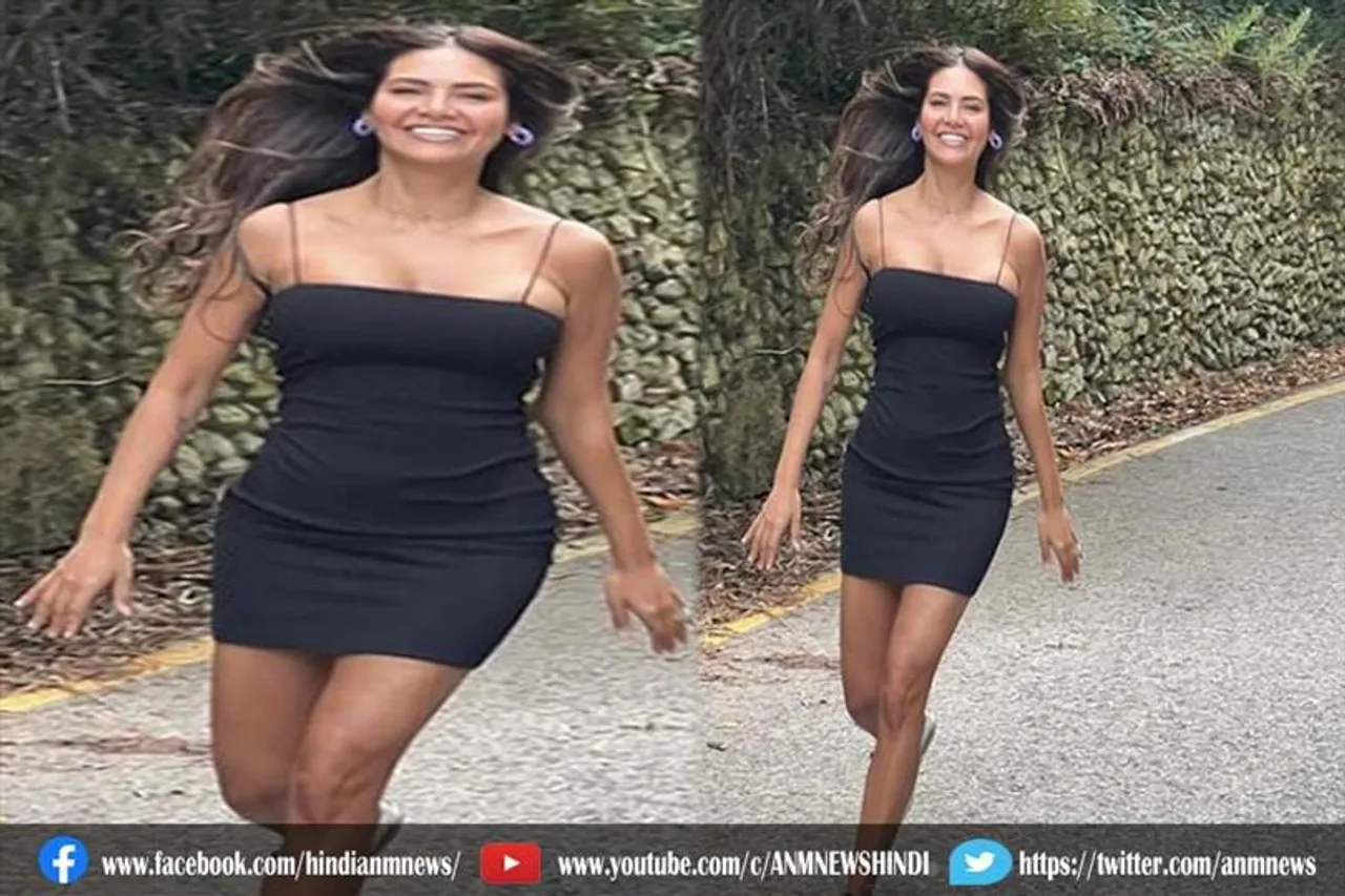 ब्लैक ड्रेस पहन बोल्ड हुईं ईशा