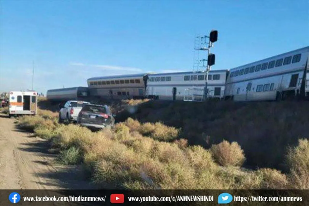 अमेरिका में बड़ा रेल हादसा