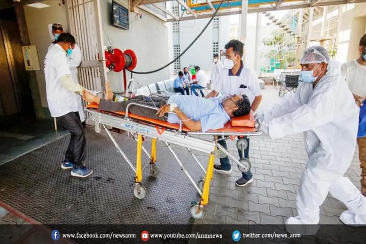कोरोना मरीजों की संख्या में बड़ी उछाल