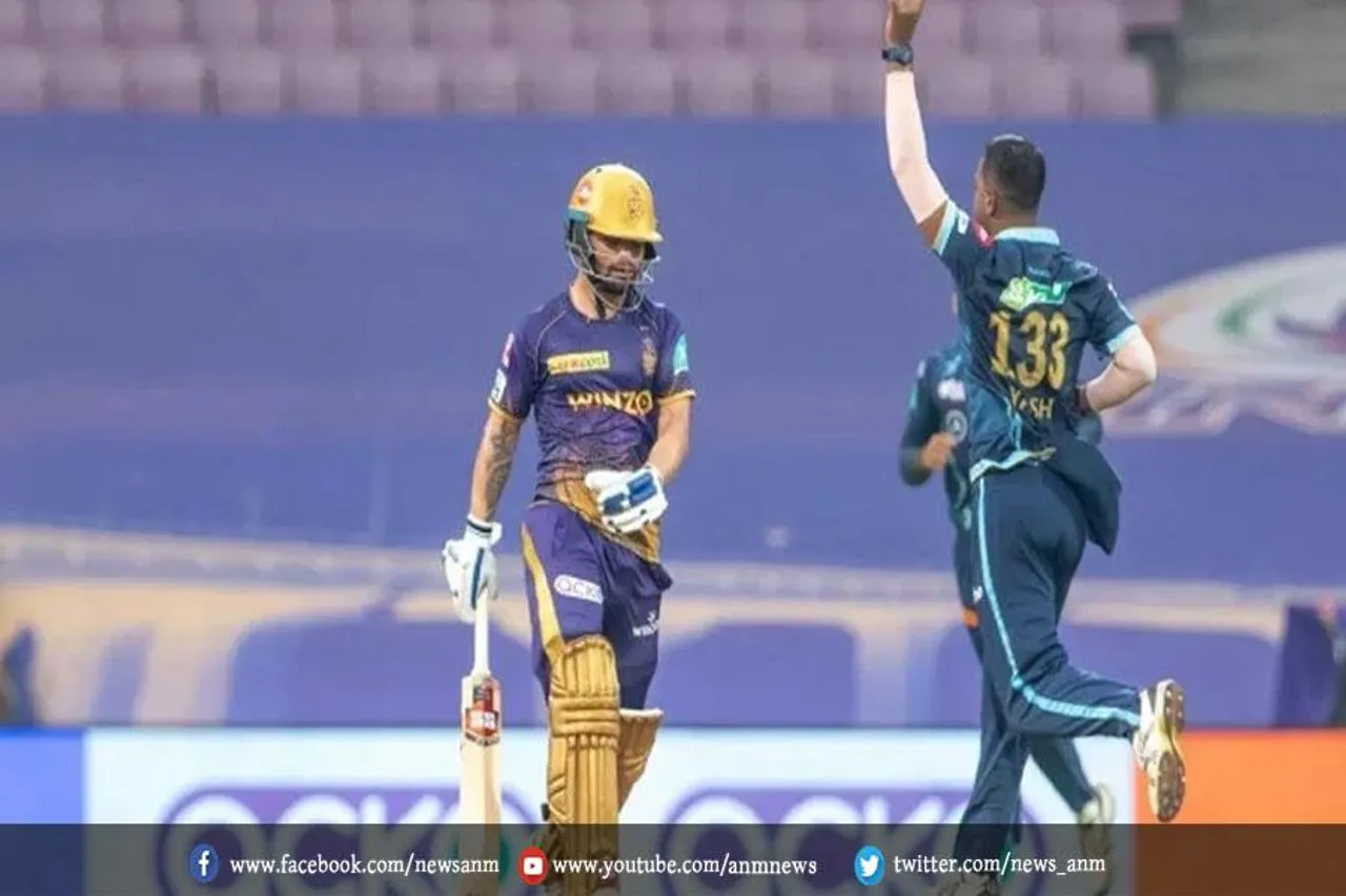 KKR vs GT: 10 ओवर के बाद कोलकाता का स्कोर 63/4