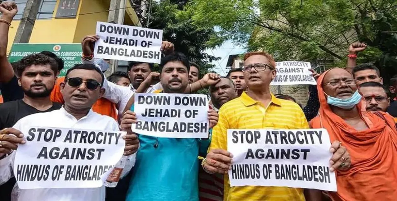 बांग्लादेश में हिंदू परिवारों के घर जलाने के आरोप में 45 संदिग्ध गिरफ्तार