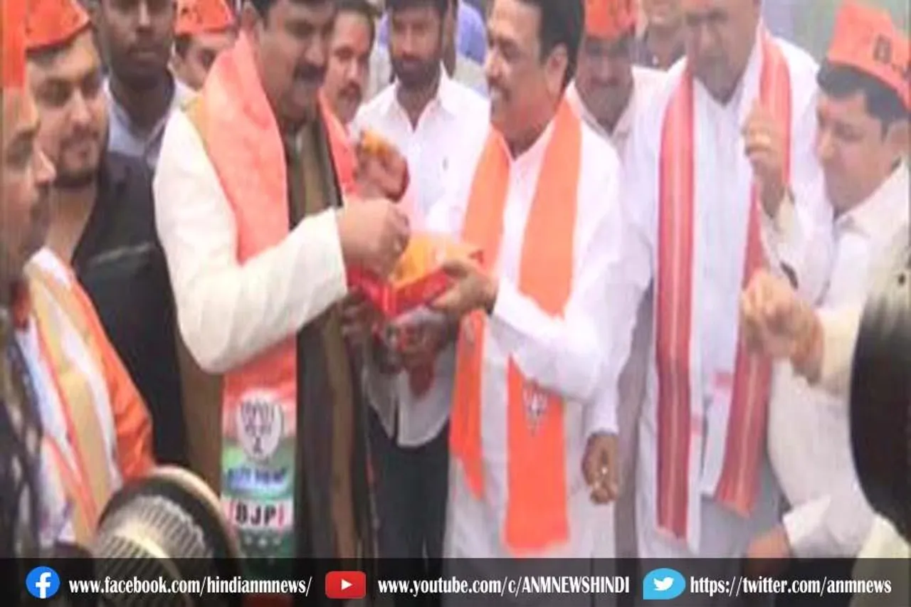 यूपी: भाजपा कार्यकर्ताओं ने जीत के बाद जश्न मनाया