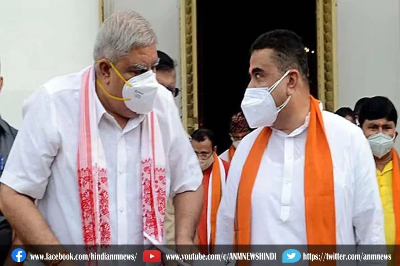 राज्यपाल से दोपहर में फिर मिलेंगे विपक्ष के नेता शुवेंदु अधिकारी
