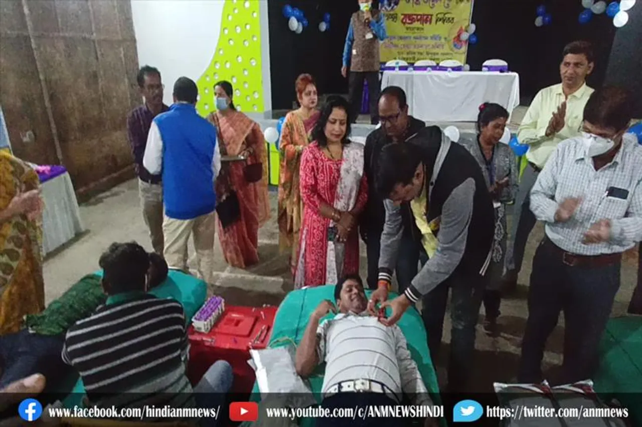 एजसीएल पूर्णवशन समिति-उज्जीवन सेल्फलेस सोसाइटी द्वारा स्वैच्छिक रक्तदान शिविर