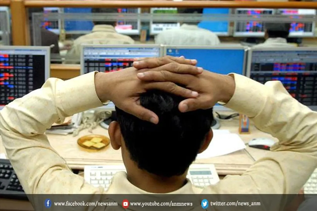 शेयर बाजार में गिरावट हावी