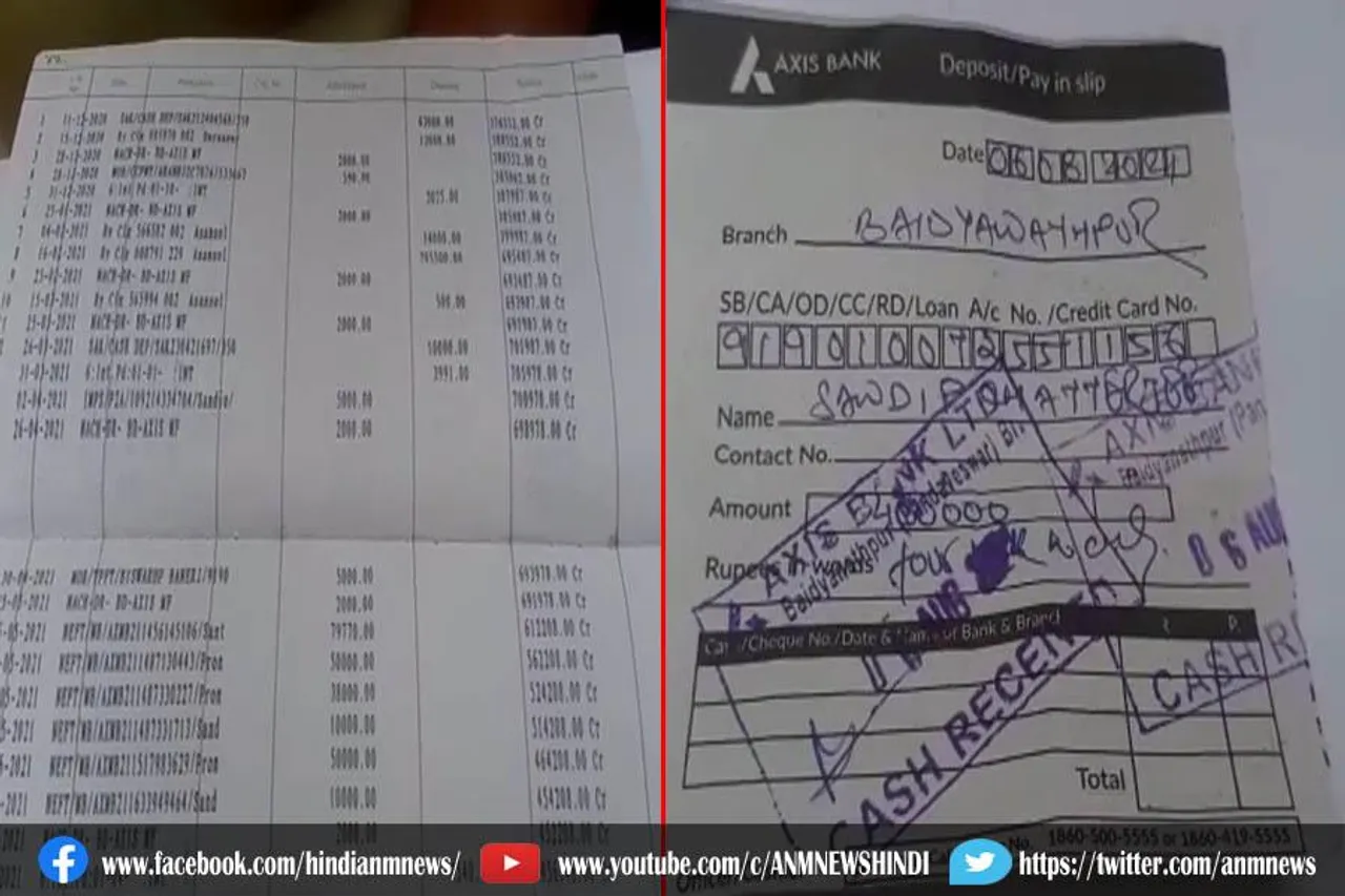 एक्सिस बैंक के मैनेजर पर धोखाधड़ी का आरोप