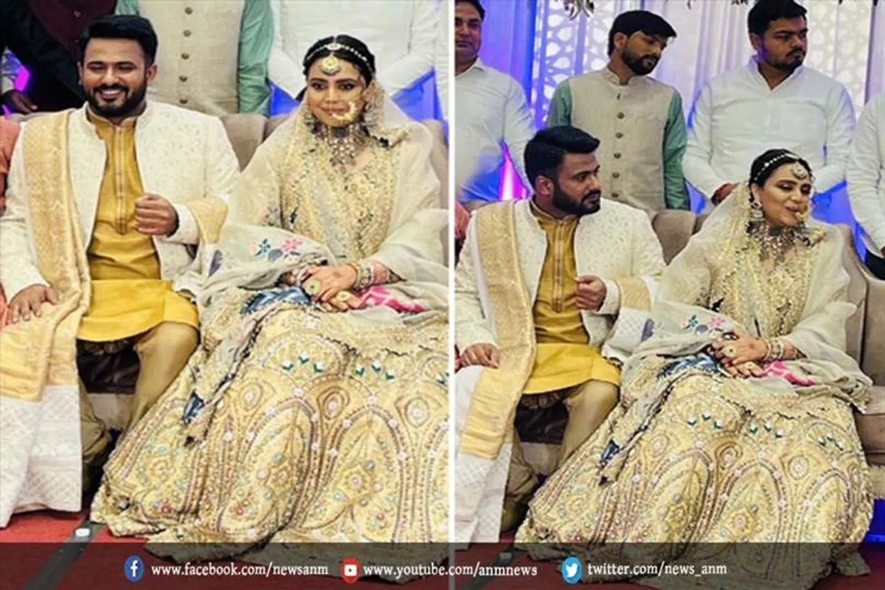 स्वरा ने पहना पाकिस्तानी डिजाइनर का लहंगा