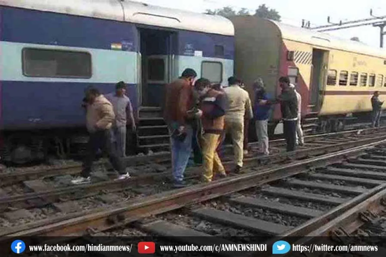 धनबाद रेल मंडल के पहाड़पुर में पटरी से उतरी ट्रेन