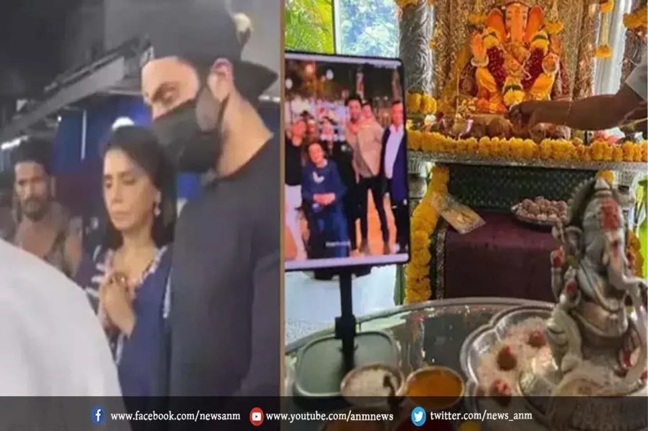 विधि-विधान के साथ किया जा रहा है गणपति विसर्जन