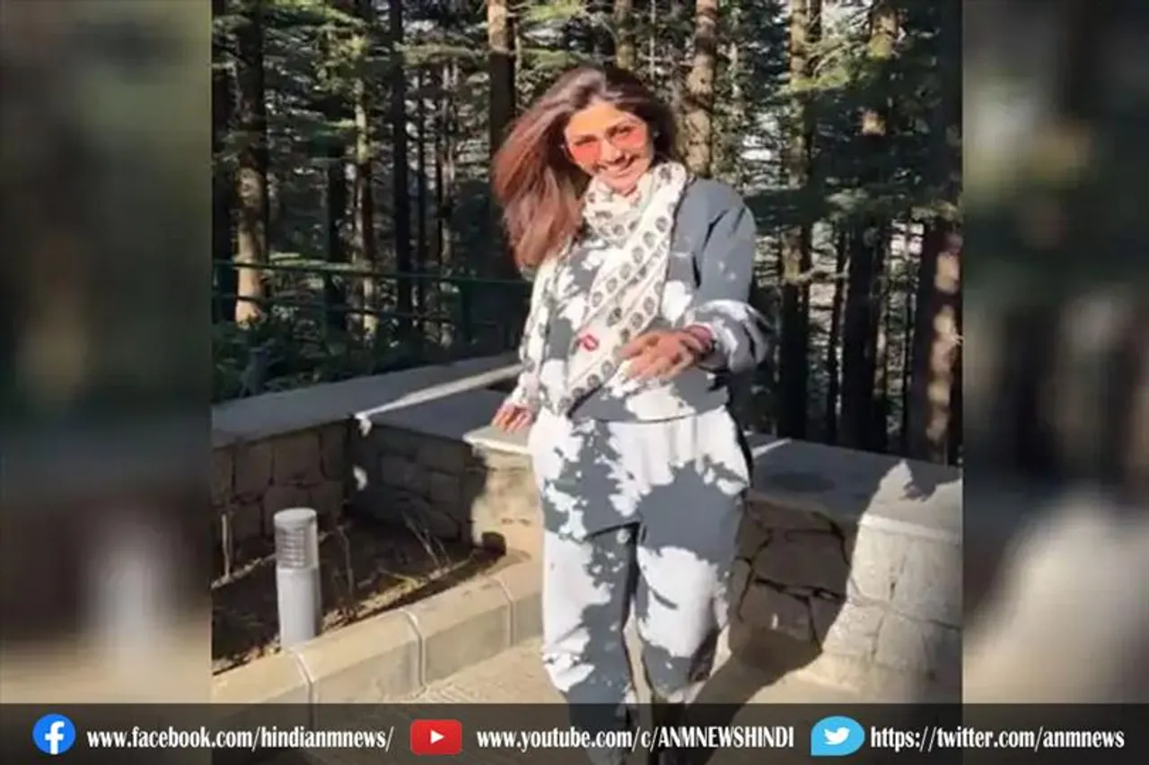 बच्चों के साथ धर्मशाला सर्दियों की छुट्टियां मनाने पहुंची शिल्पा