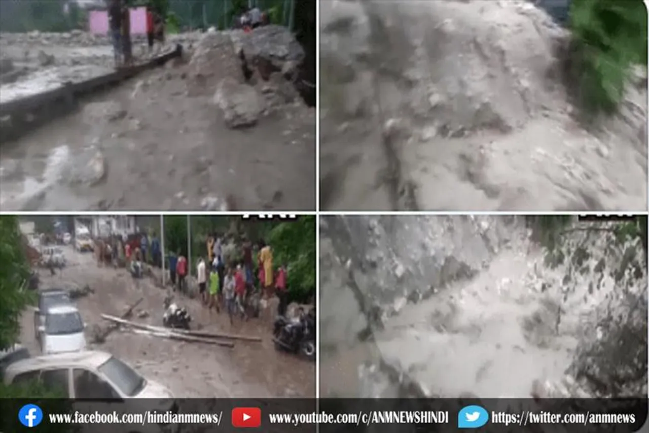 उत्तराखंड के चमोली में बादल फटा