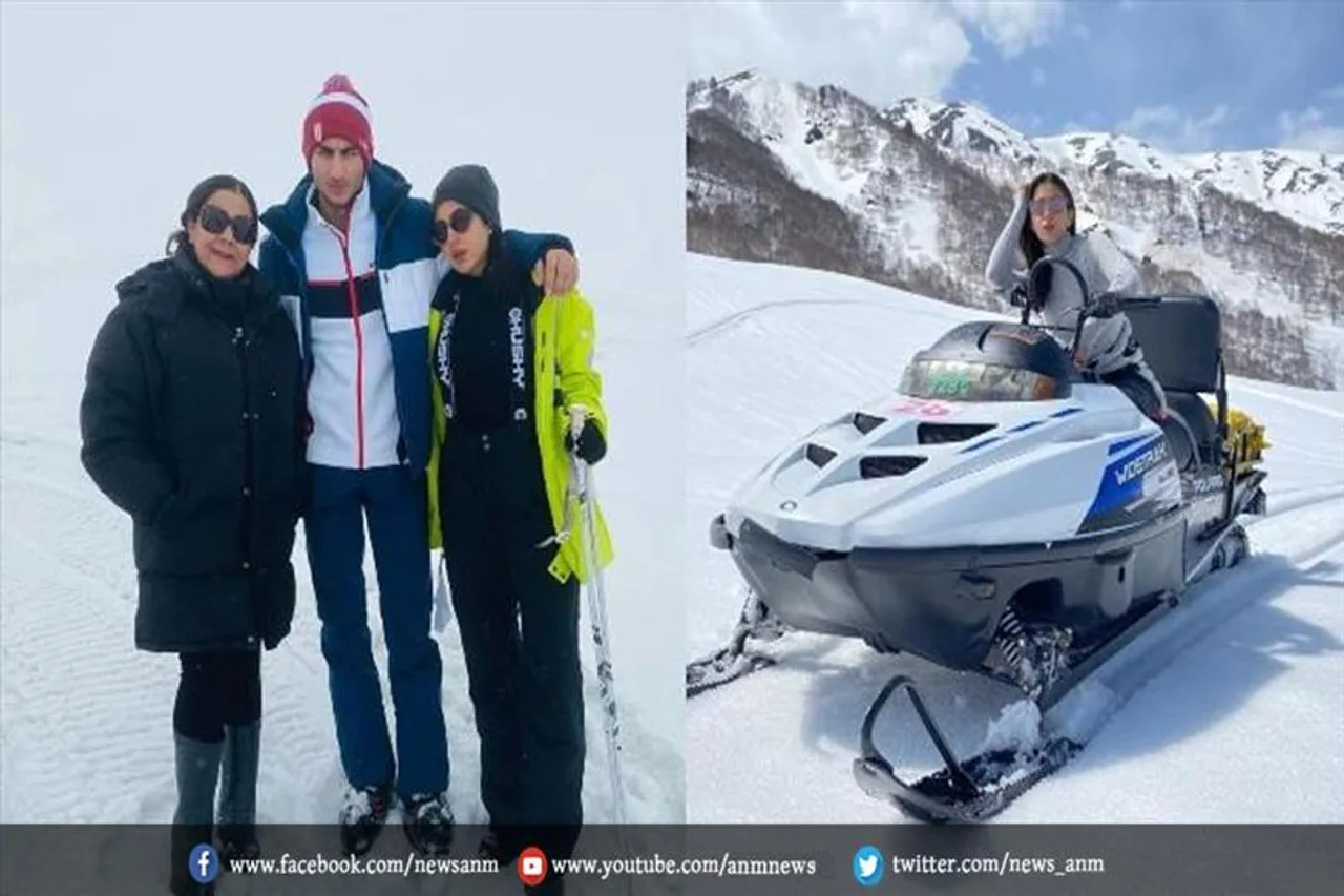 कश्मीर की वादियों में सारा, शेयर कीं भाई इब्राहिम संग तस्वीरें