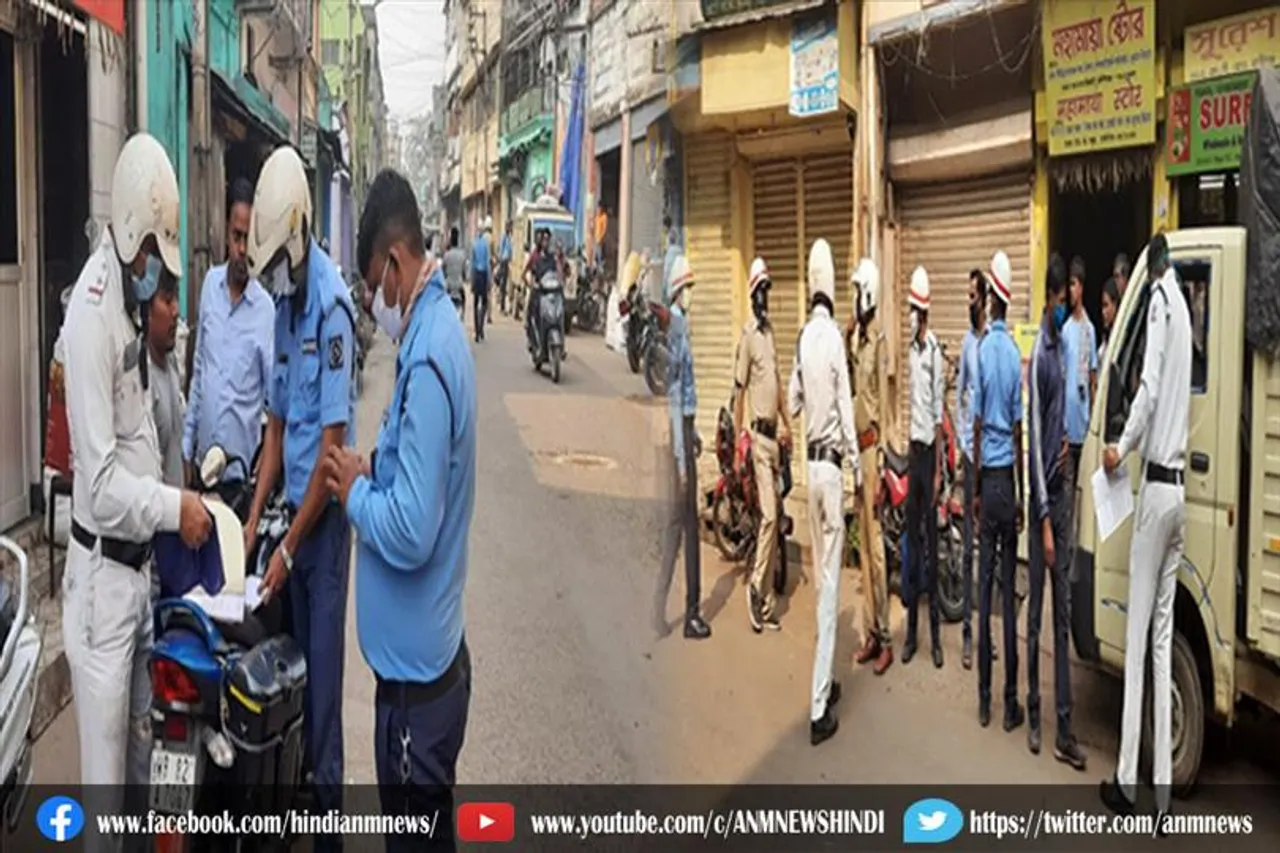 रानीगंज ट्रैफिक विभाग ने फिर से चलाया अभियान