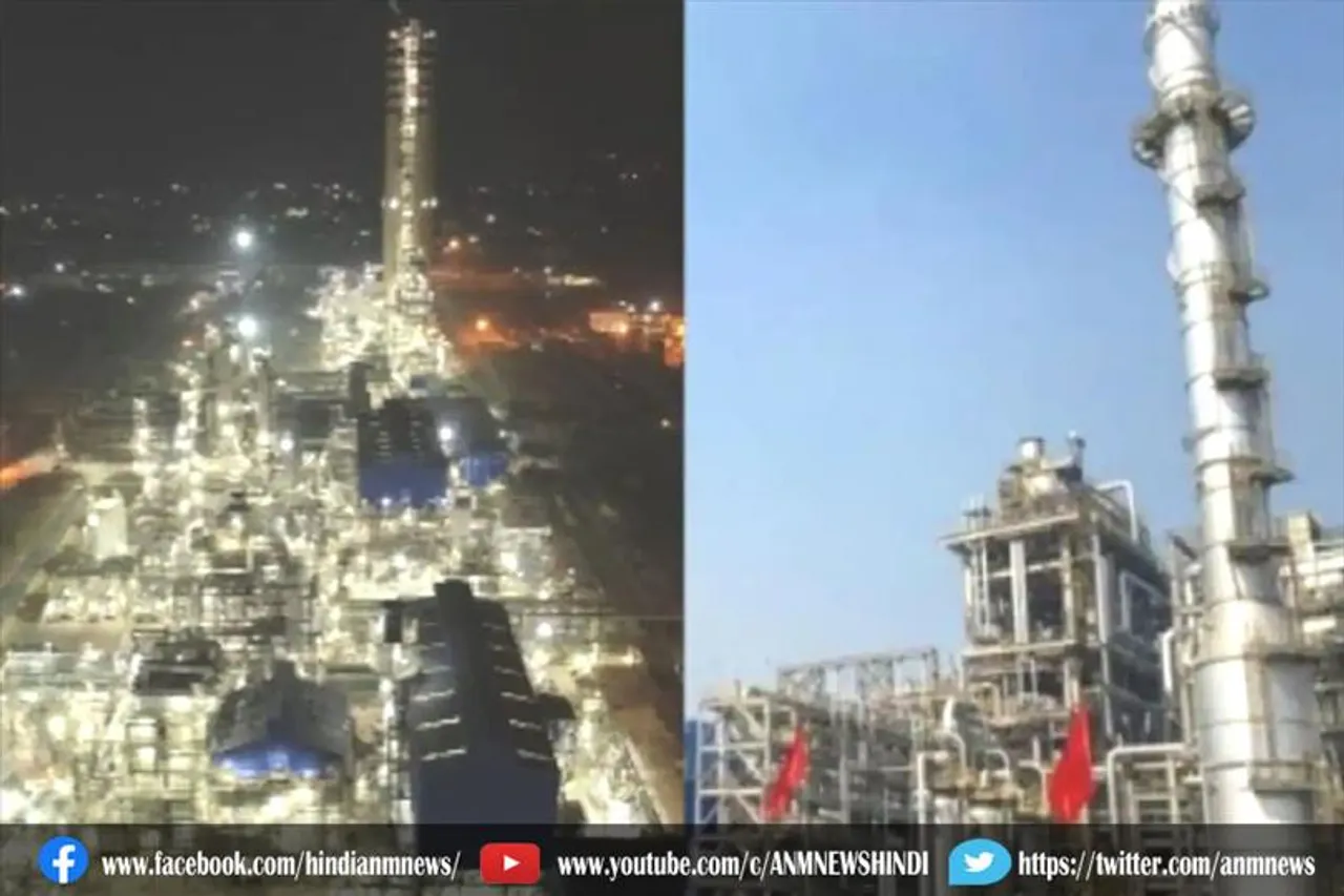 एचयूआरएल के नए प्लांट में अमोनिया गैस बननी शुरू